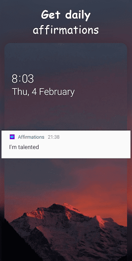 Daily Affirmations - Reminder Screen 2