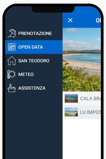 Android application San Teodoro Spiagge screenshort