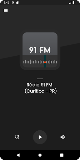 Android application Rádio 91 FM (Curitiba - PR) screenshort