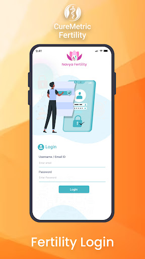 Android application CureMetric Fertility screenshort