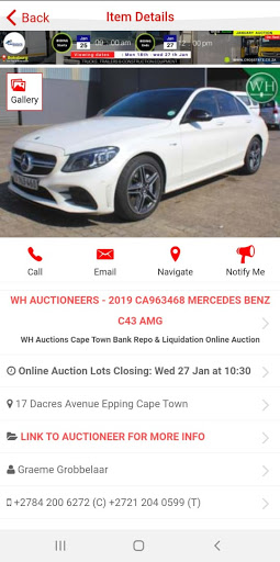 SAIA Auctions - South Africa Screen 3