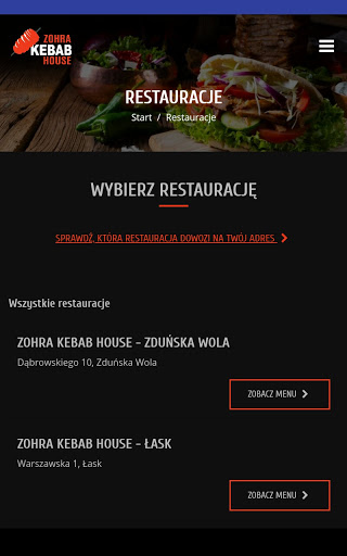 Zohra Kebab Screen 3