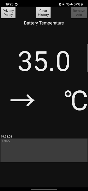 Phone Battery Temperature ℃ - 20240427 - (Android)
