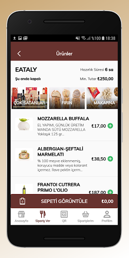 EATALY Screen 2