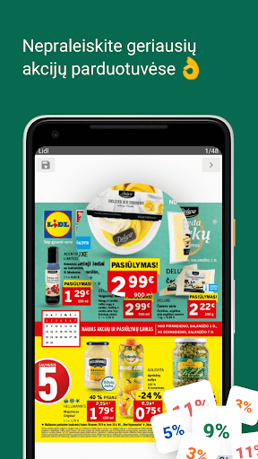 Mano akcijos – sales discounts Screen 2