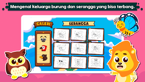 Screenshot of Marbel Mewarnai Hewan Udara