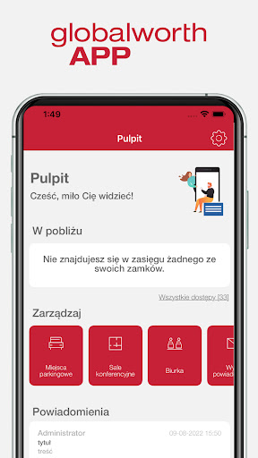 Android application Globalworth App screenshort