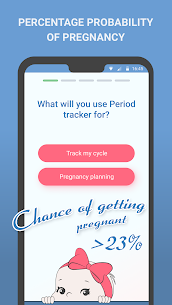 Period tracker, calendar, ovulation, cycle 3