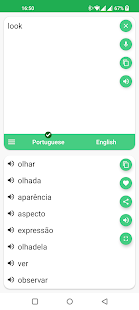 Portuguese - English Translato Screenshot
