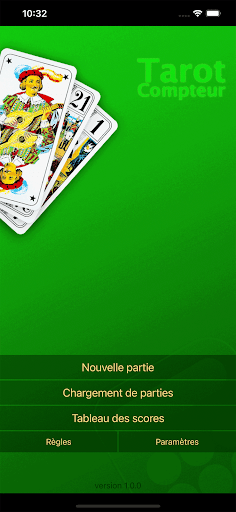 Android application Les Scores Au Tarot screenshort