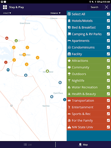 Screenshot of Go Natchitoches