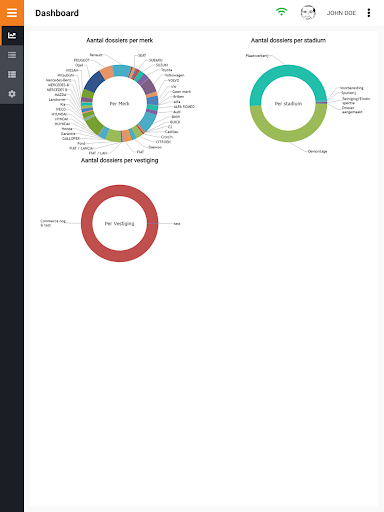 Android application DWpro Receptie screenshort