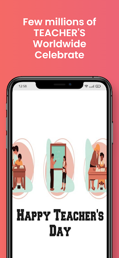 Android application Teacher Day Greeting Cards screenshort