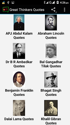 Great Thinkers Quotes