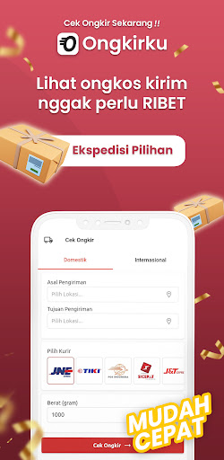 Android application Ongkirku - Cek Resi dan Ongkir screenshort