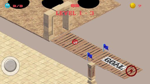 Madness Ball Blue and Red Bal