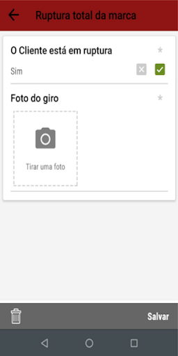 Android application SOS PDV screenshort