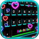 Cover Image of डाउनलोड Colorful Neon Keyboard Theme  APK