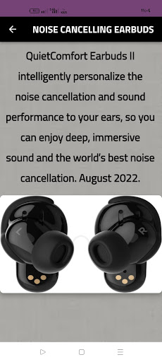 Bose QuietComfort guide Screen 2