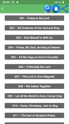 SDA HYMNAL SONGS Screen 2