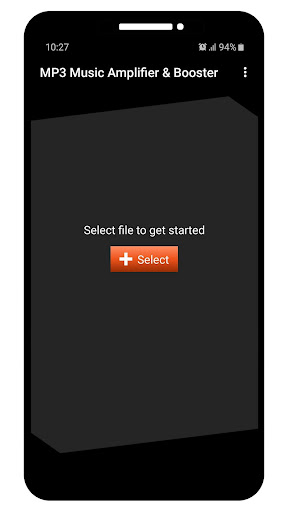 Screenshot of MP3 Music Amplifier & Booster