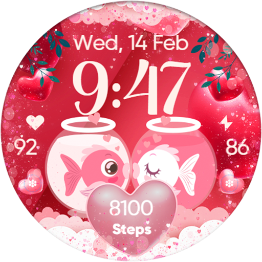 Cute Valentines Day - Watch logo