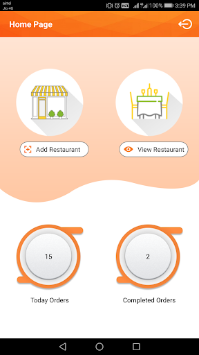 FsPartner - Restaurant App Screen 2