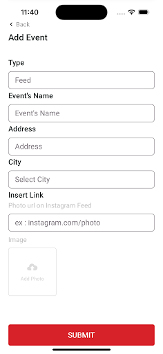 RIDERS APP Screen 3