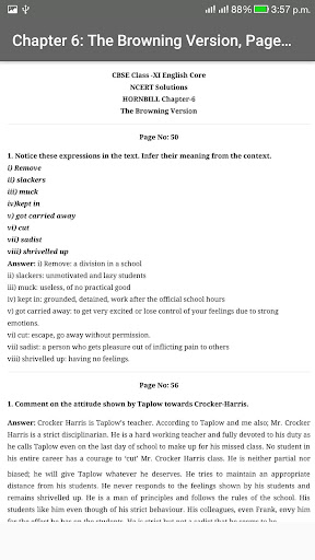 Class 11 English NCERT Solutio Screen 3