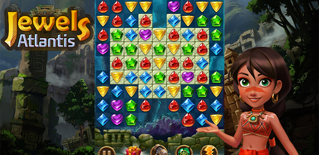 Jewels Atlantis MOD APK: Puzzle game (Unlimited Money) Download 8