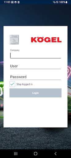Android application Kögel Driver screenshort