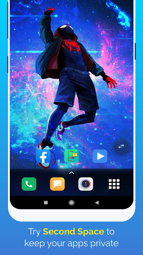 Android application Second Space: Launcher screenshort