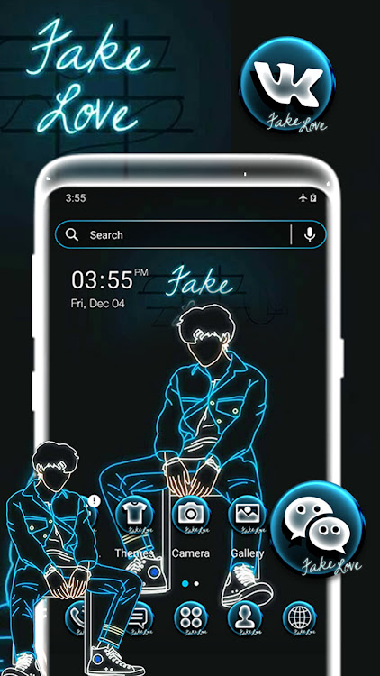 Sad Boy Neon Theme - 3.1 - (Android)