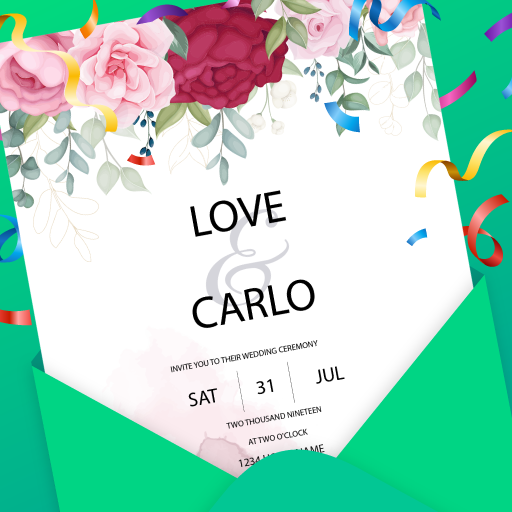 invitation card maker party Scarica su Windows