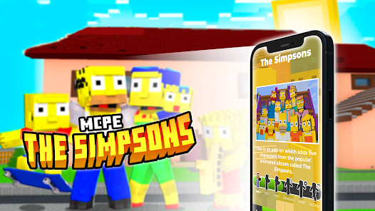 Captura 6 Simpsons MOD for Minecraft PE android