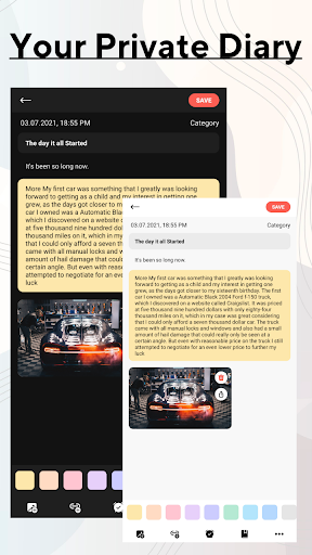 Noteaide : Personal Diary, Jou Screen 2