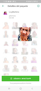Captura 14 Stikers meme la gilbertona android