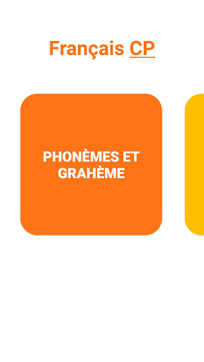 Android application Français CP screenshort