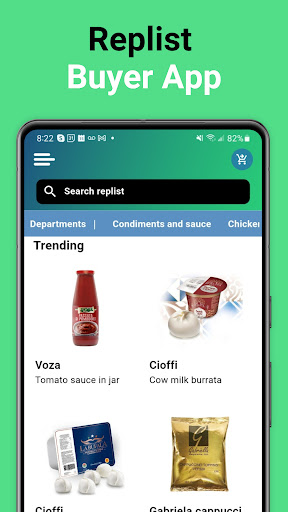 Android application Replist screenshort