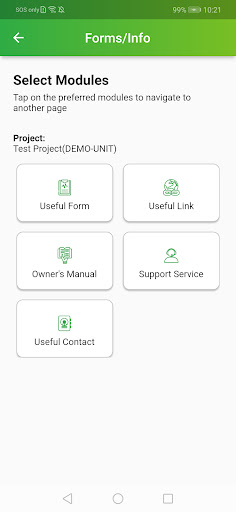 Android application Sky Executive Suites screenshort