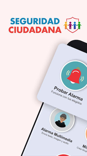 Android application Seguridad Ciudadana screenshort