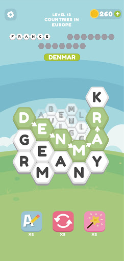 Word Swipe World - Word Trivia Search Game