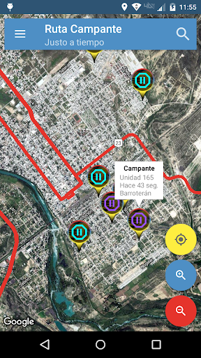 Android application Ruta Campante screenshort
