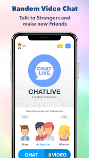 ChatLive - Random videochat with strangers Screenshot
