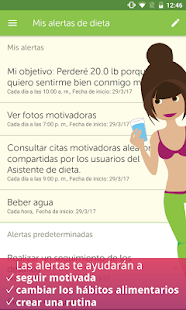 Asistente de Dieta - Motivación para perder peso Screenshot