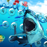Cool sea shark keyboard theme icon