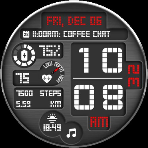 SY07 Wear OS Watch Face