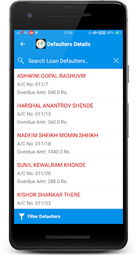 Softcore Loan Recovery Screen 3
