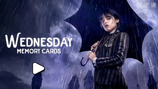 Wednesday Addams Memory Cards