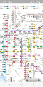오사카, 쿄토, 고베 전철 노선도 - 지하철, 간사이